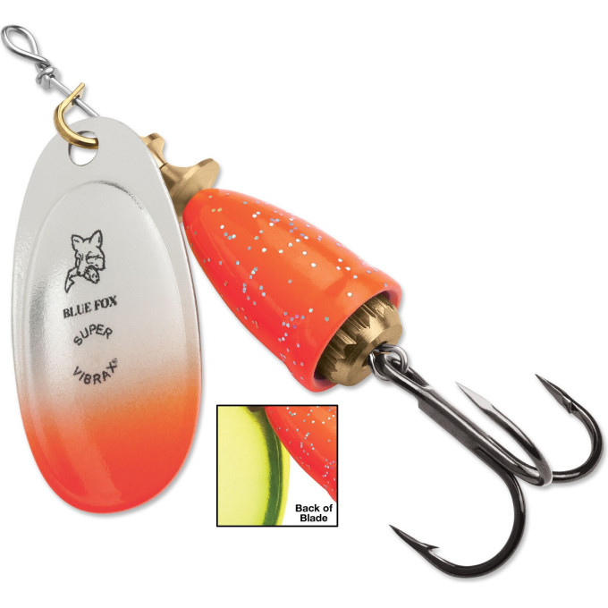 Блесна вращающаяся BLUE FOX Vibrax Flake 18 г, OCCB (BFFL6-OCCB)